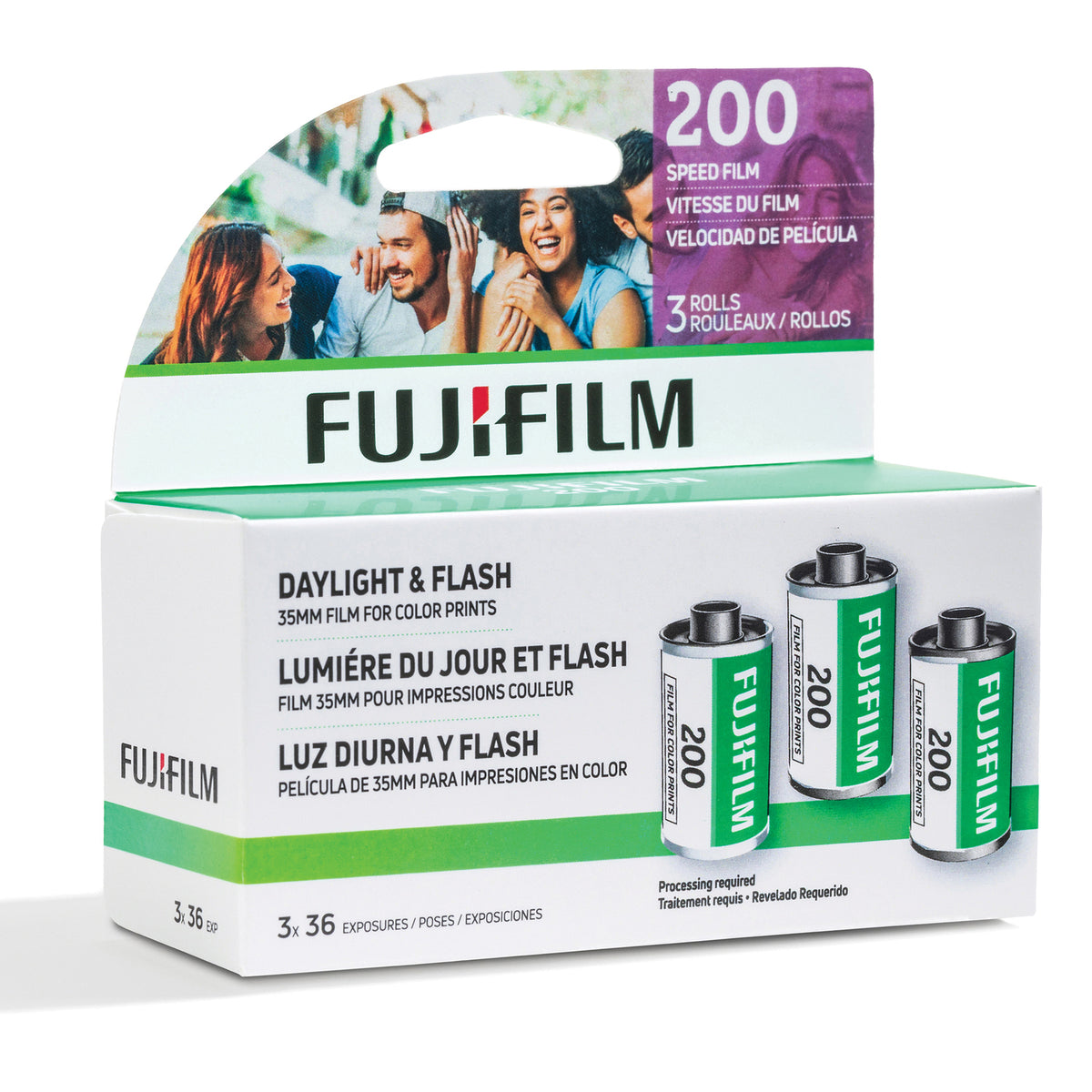 Fujifilm ISO 200 36-Exposure Color Negative Film for 35-mm Cameras (3 Pack) - 4