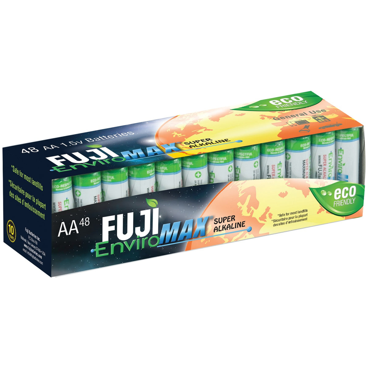 Fuji Enviromax EnviroMax AA Super Alkaline Batteries (48 Pack) - 2