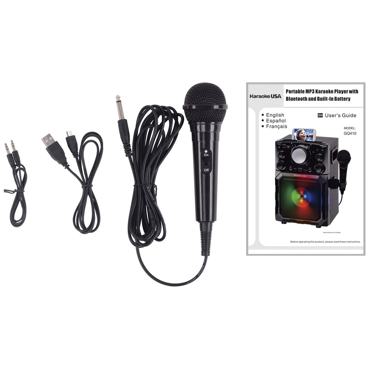 Karaoke USA Portable MP3 Karaoke Player - 17