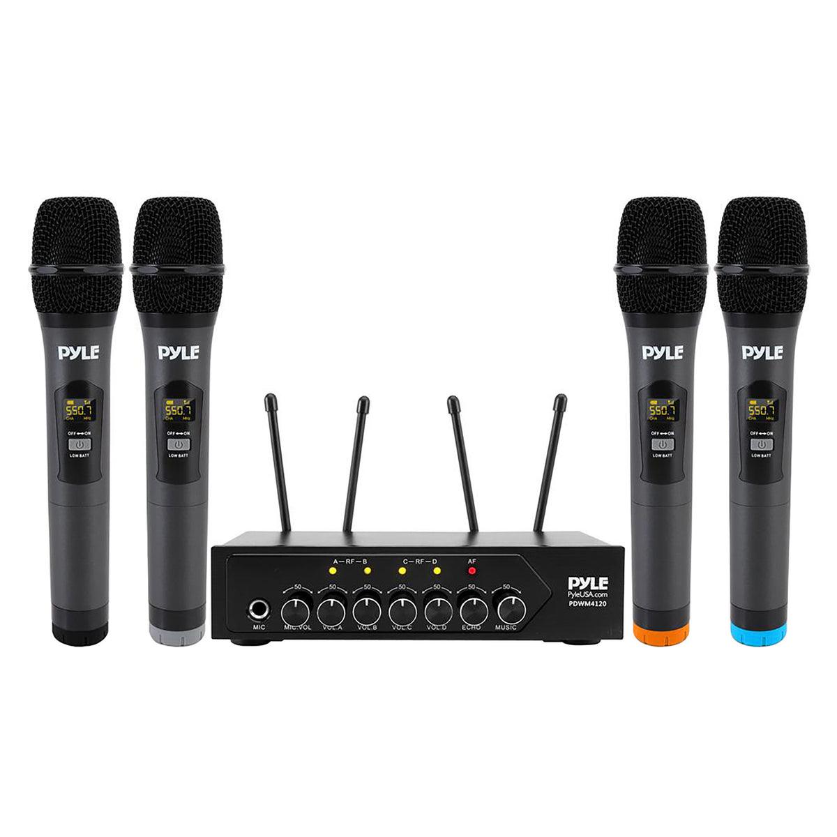 Pyle Home and Office UHF 50-Channel Wireless Microphone System - 9