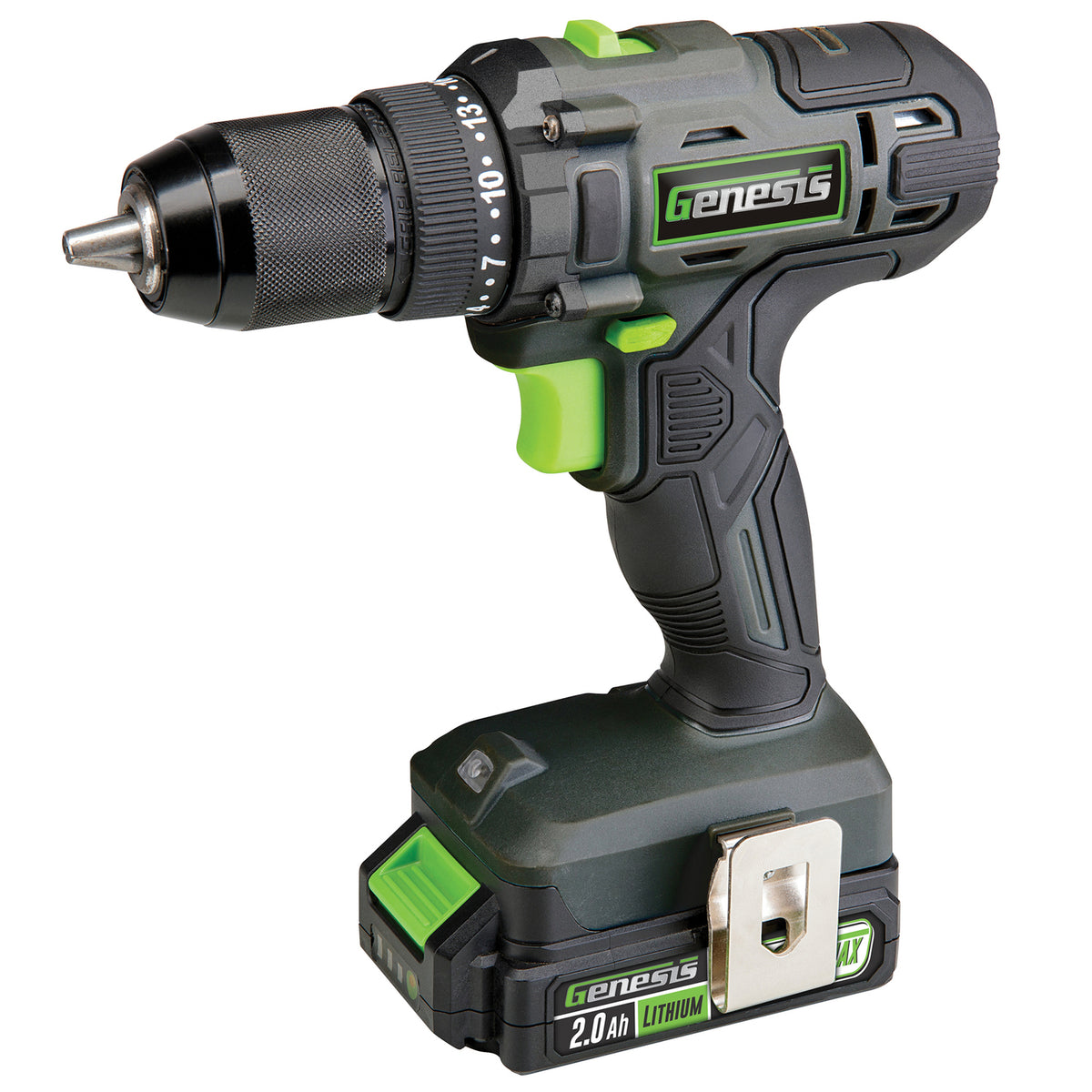 Genesis 20-Volt Cordless Li-Ion 2-Speed 1/2-In. Drill Driver - 4