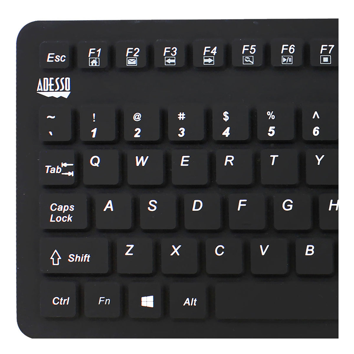 Adesso Wired USB Antimicrobial Waterproof Silicone Touchpad Computer - 11
