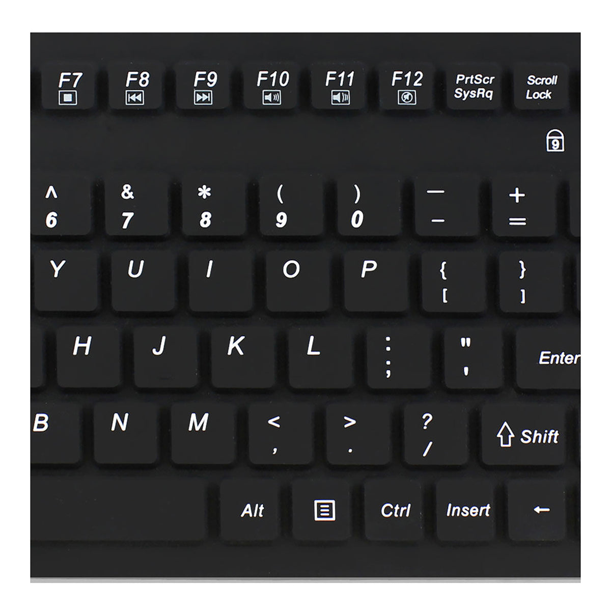 Adesso Wired USB Antimicrobial Waterproof Silicone Touchpad Computer - 12