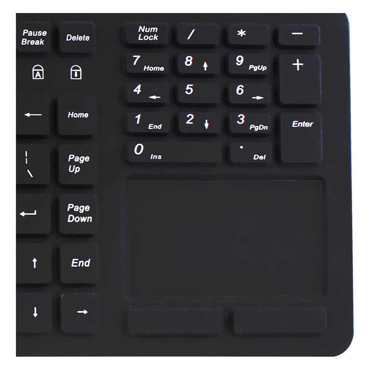 Adesso Wired USB Antimicrobial Waterproof Silicone Touchpad Computer - 13