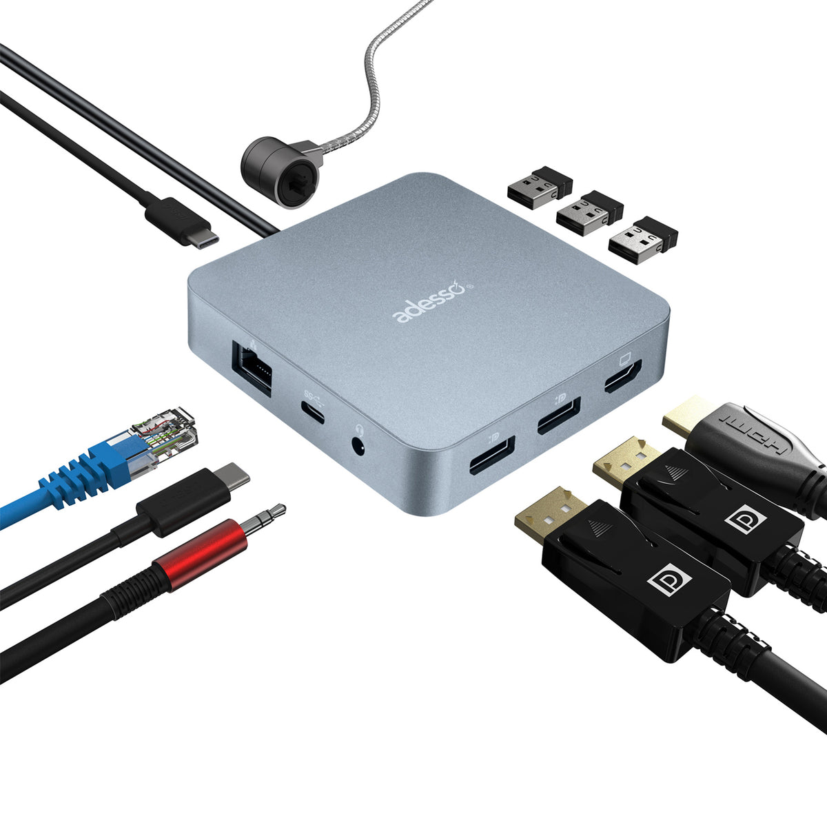 Adesso 11-in-1 Docking Station - 2