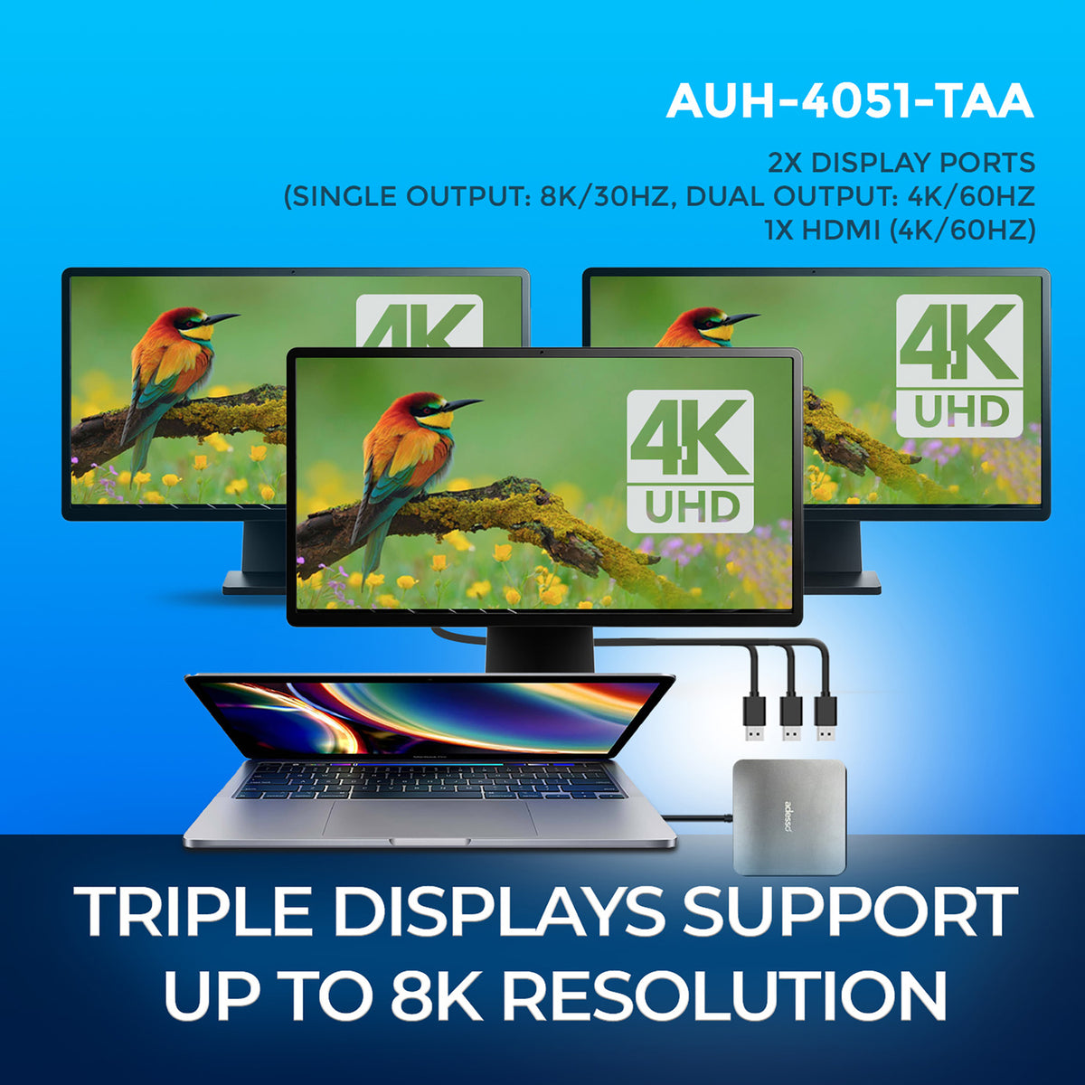 Adesso 11-in-1 Docking Station - 5