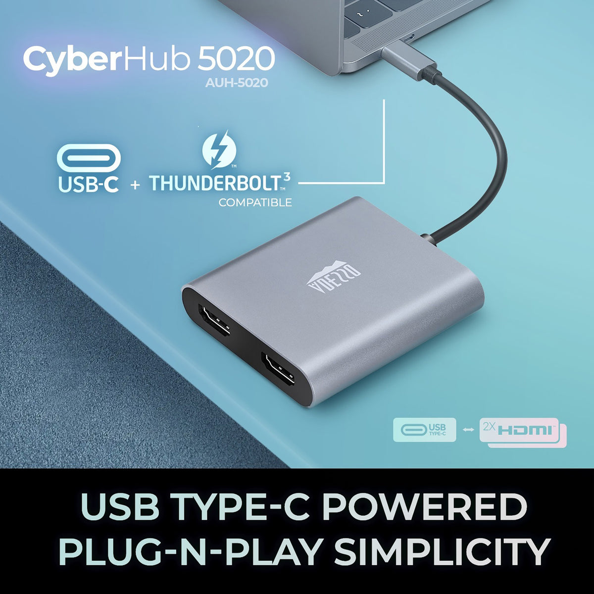 Adesso to Dual HDMI Adapter - 4