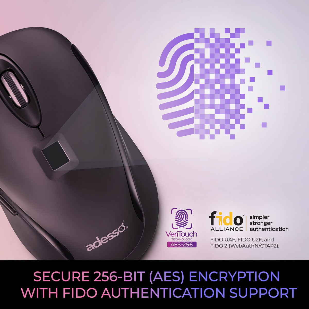 Adesso iMouse F1-TAA Wired USB Computer Mouse - 4