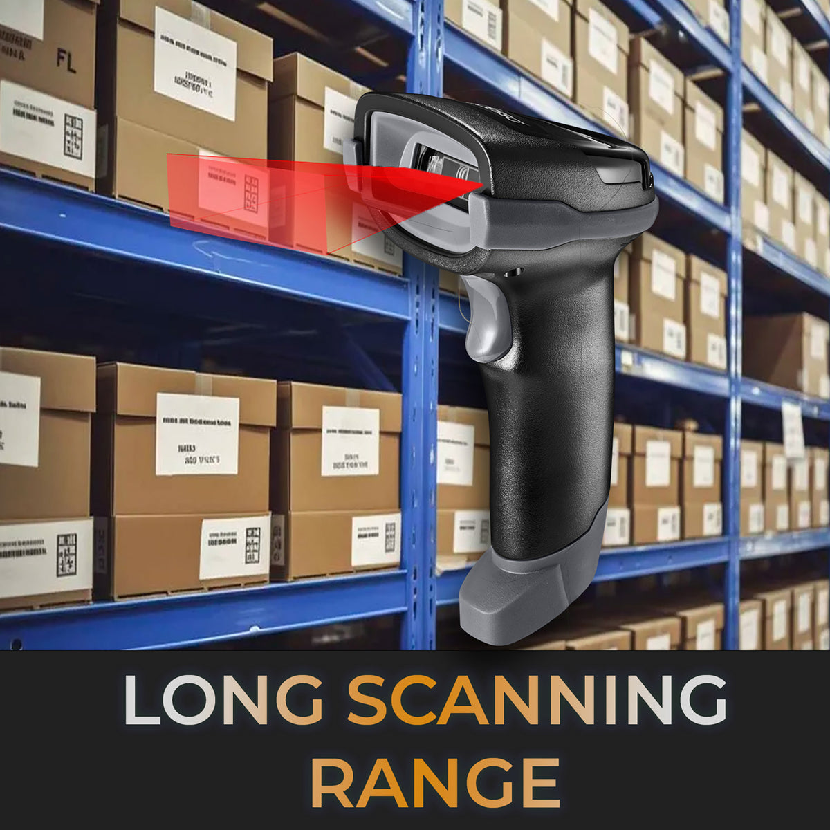 Adesso NuScan 3000 Bluetooth/2.4-GHz/USB-Wired 2D Handheld Barcode Scanner - 4