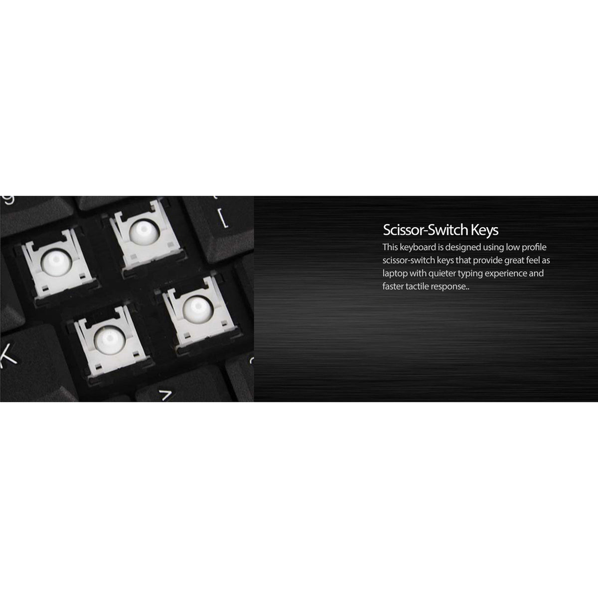 Adesso Bluetooth SlimTouch Computer Keyboard - 4