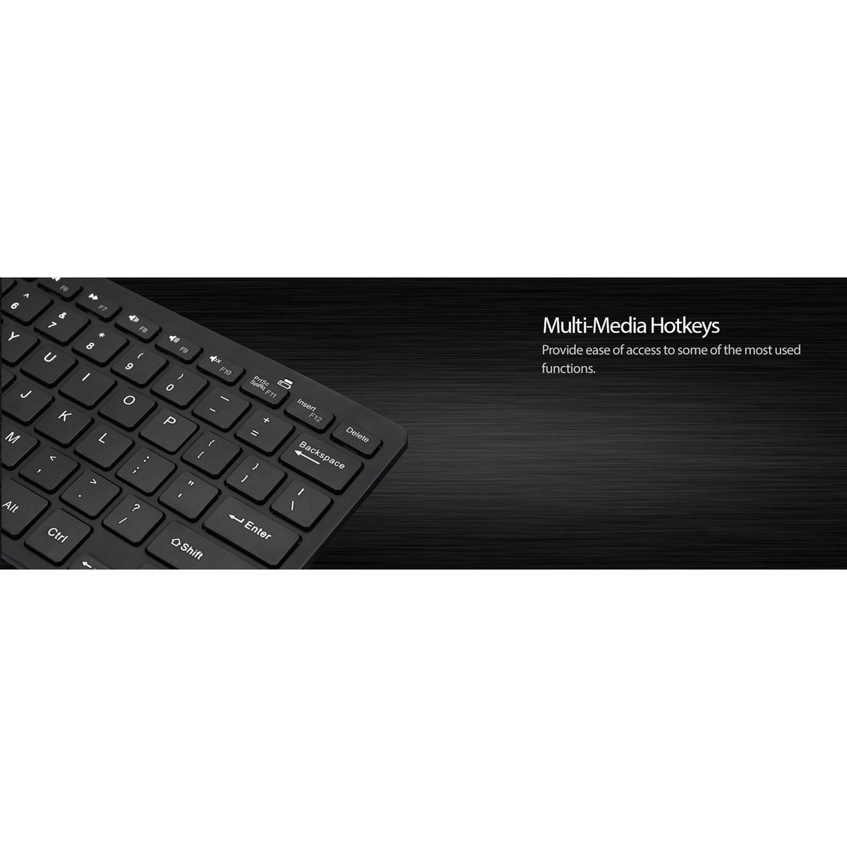 Adesso Bluetooth SlimTouch Computer Keyboard - 5