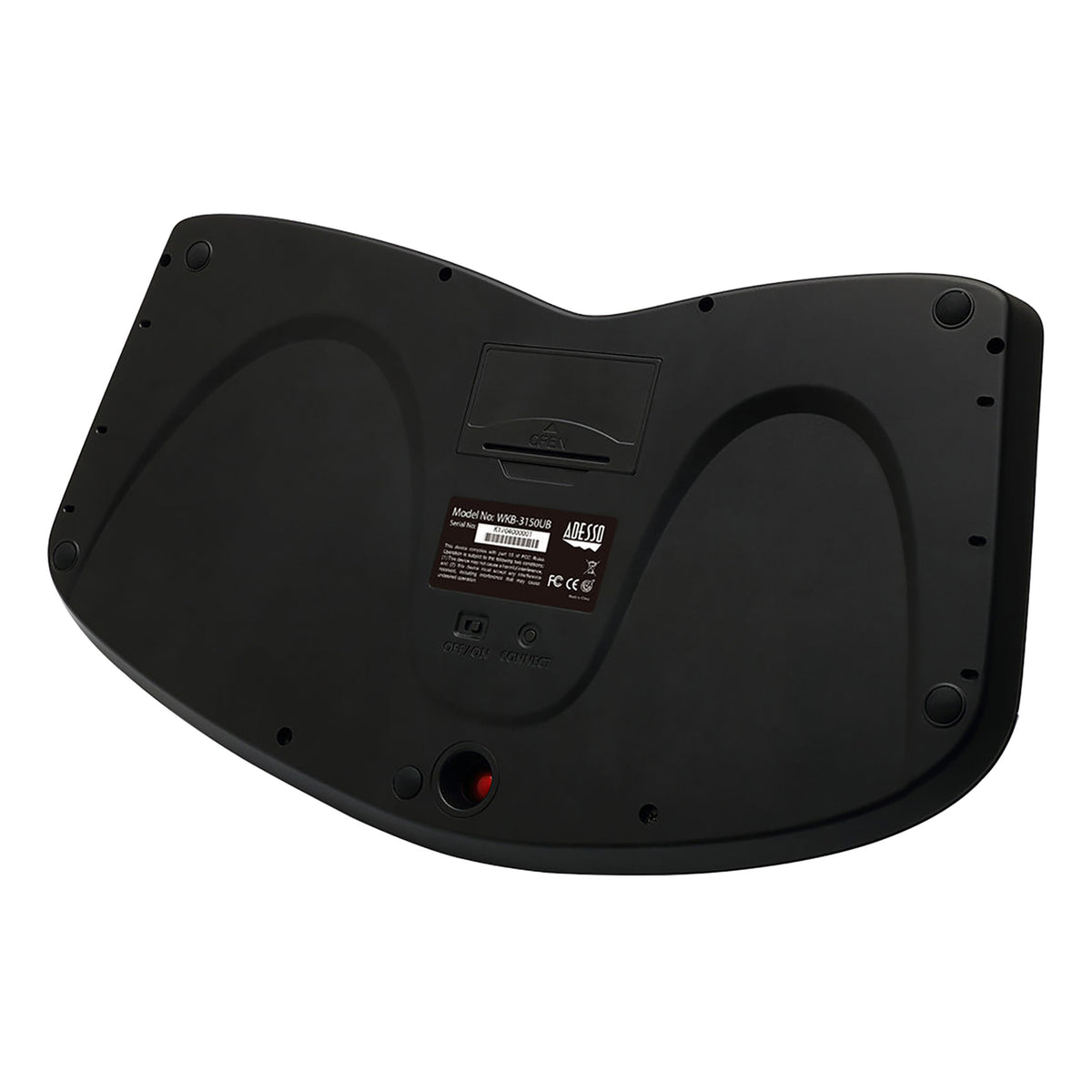 Adesso 2.4-GHz Wireless TruForm Ergonomic Computer Keyboard - 14