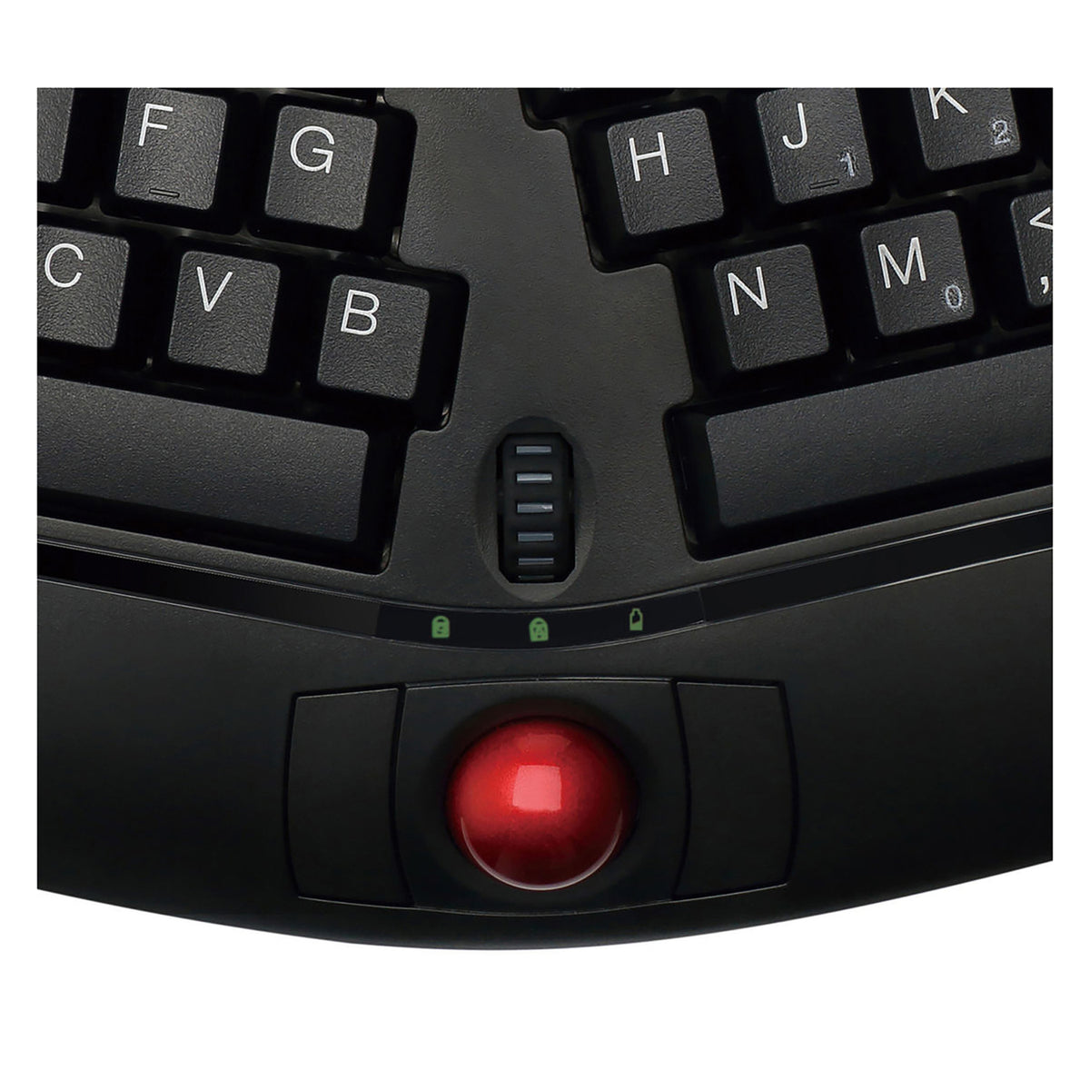 Adesso 2.4-GHz Wireless TruForm Ergonomic Computer Keyboard - 17
