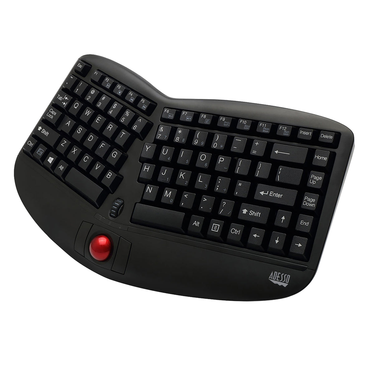 Adesso 2.4-GHz Wireless TruForm Ergonomic Computer Keyboard