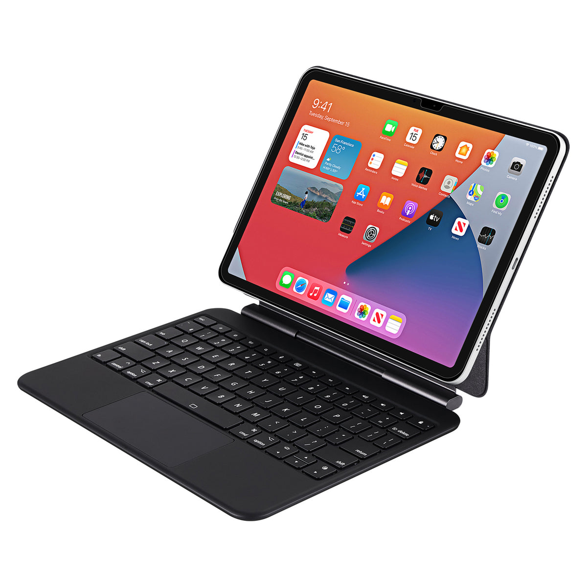 Adesso EasyTouch Folio 7010 Bluetooth Keyboard for iPad Pro 11 In. and - 8