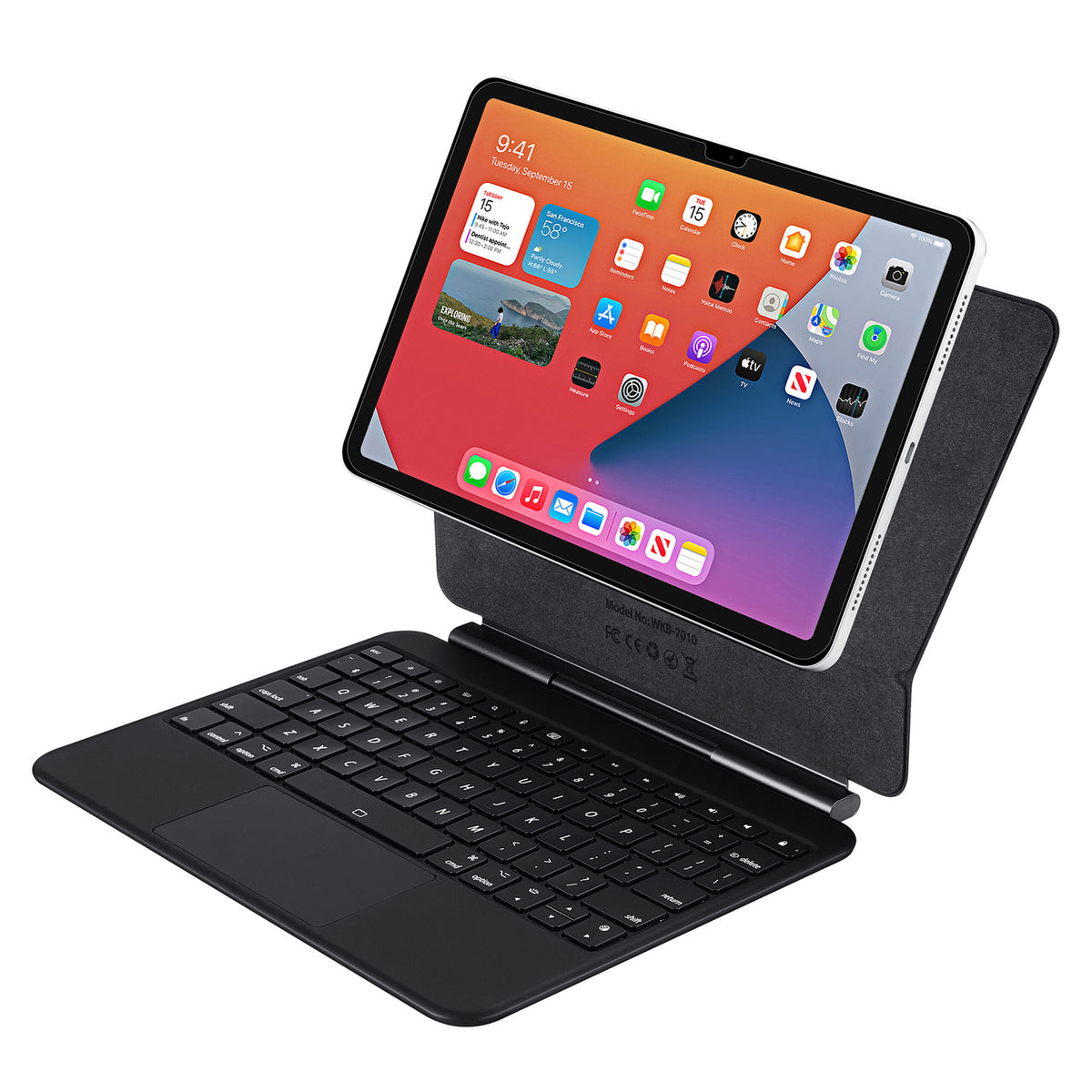 Adesso EasyTouch Folio 7050 Bluetooth Keyboard for iPad Pro 11 In. - 11