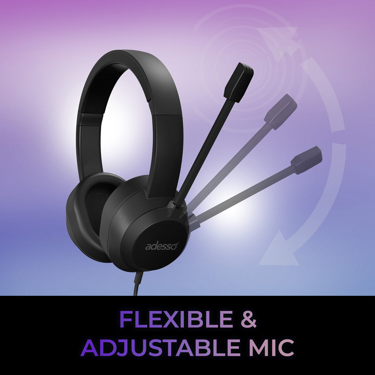 Adesso Xtream P7 Ai Copilot Headset with Microphone - 3