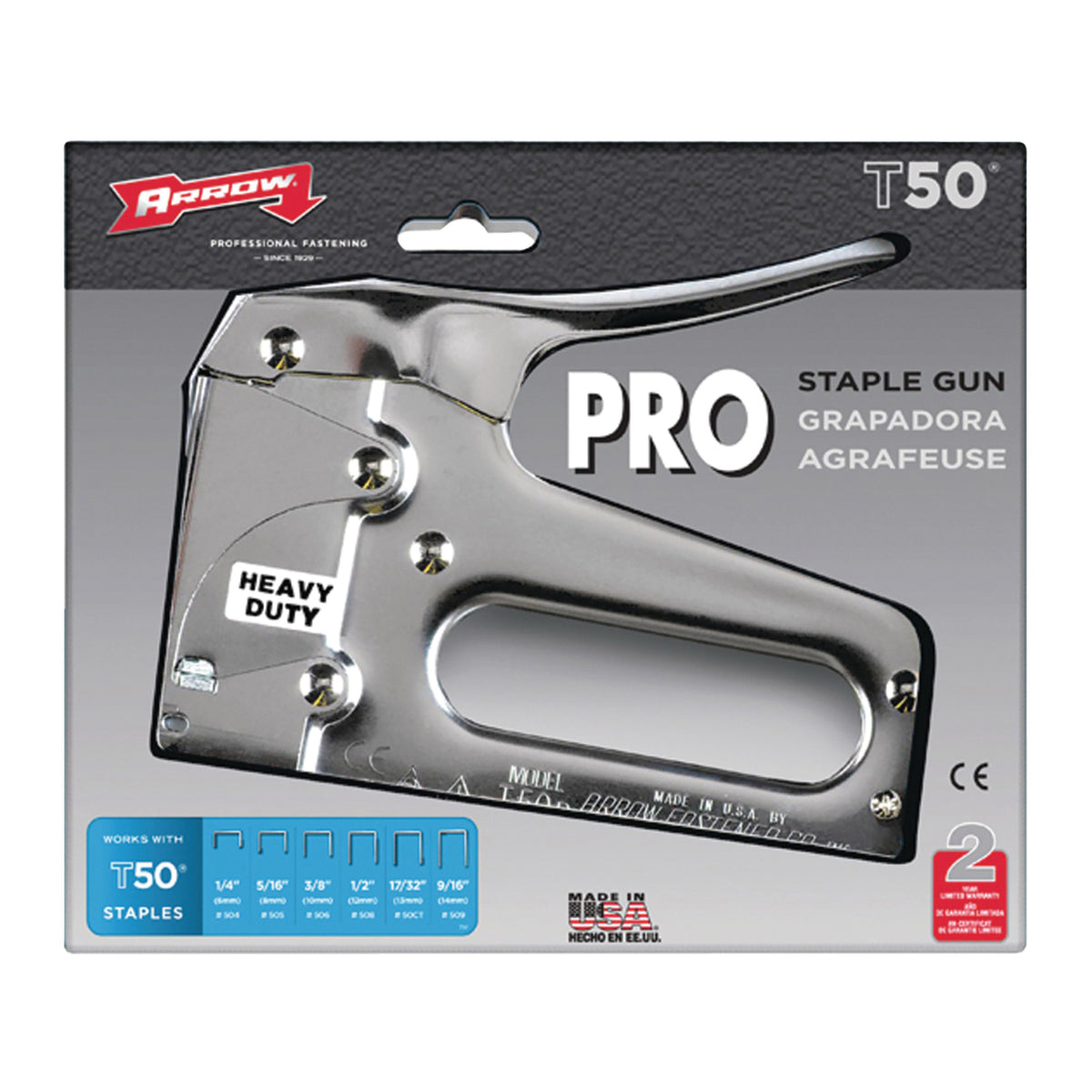 Arrow T50 Heavy-Duty Staple Gun - 3
