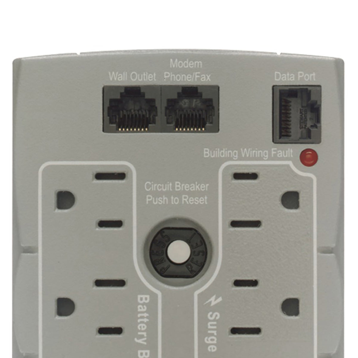 Apc 6-AC Outlet and RJ11/Telco 350-VA/210-Watt Back-UPS Cs Tower — Beige - 4