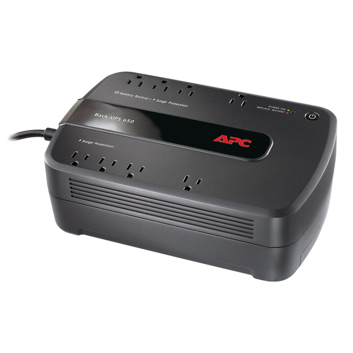 Apc 8-AC Outlet and Data Line 650-VA/390-Watt PC/Gaming/Networking