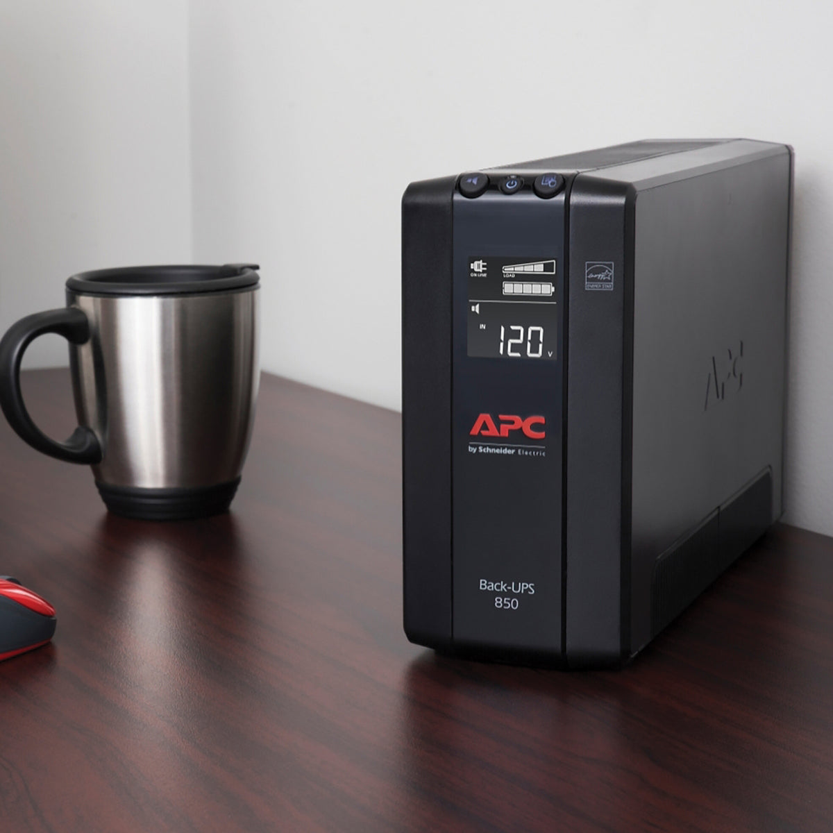 Apc 8-AC Outlet 850-VA/510-Watt Line-Interactive Back-UPS Pro Compact - 3