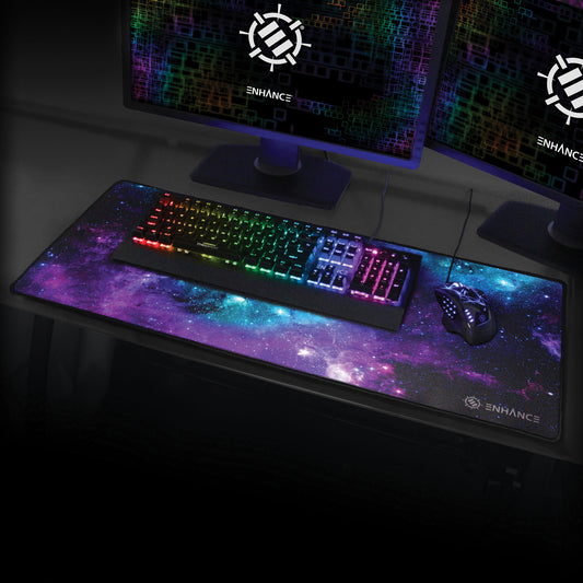 Enhance Pathogen MP 2 Series Fabric-Top Xxl Extended Gaming Mouse Pad