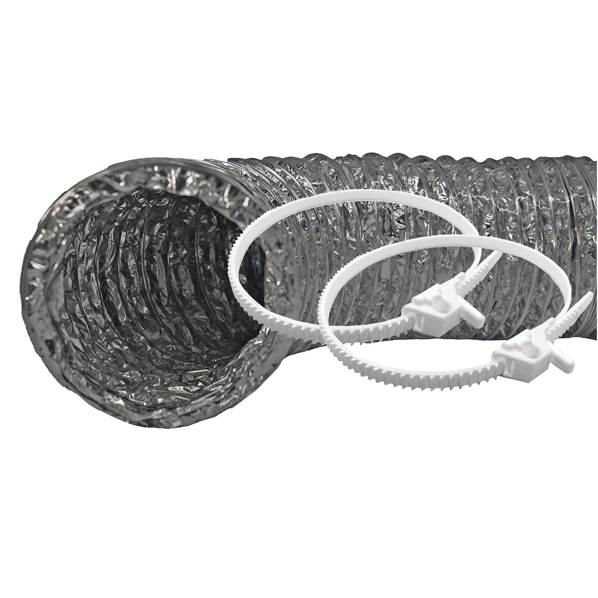 Builder's Best 4" X 8ft SilverDuct Dryer Transition Duct Kit - 2