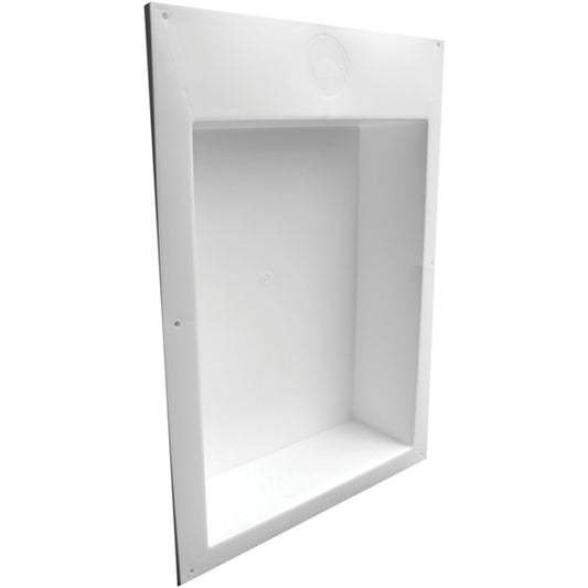 Builder's Best Saf-T-Duct Dryer Outlet Box — White