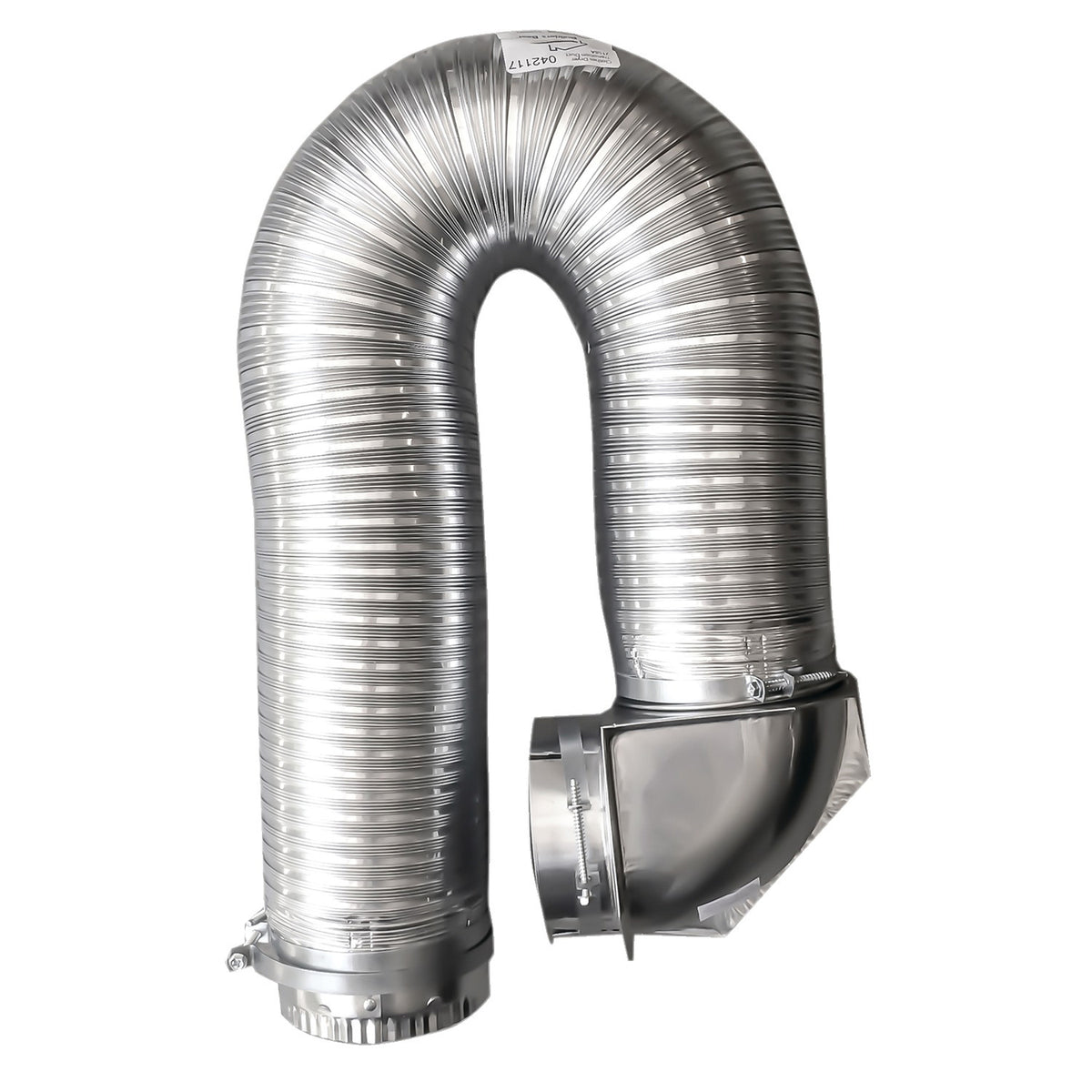 Builder's Best 4" X 8ft Ul Transition-Duct Single-Elbow Kit - 3