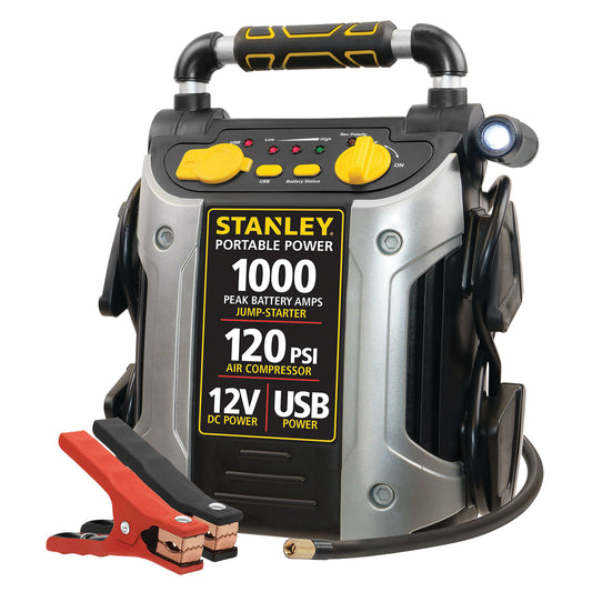 Stanley 1,000-Amp-Peak 12-Volt Rechargeable Jump Starter