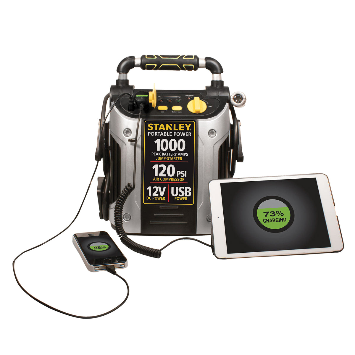 Stanley 1,000-Amp-Peak 12-Volt Rechargeable Jump Starter - 2