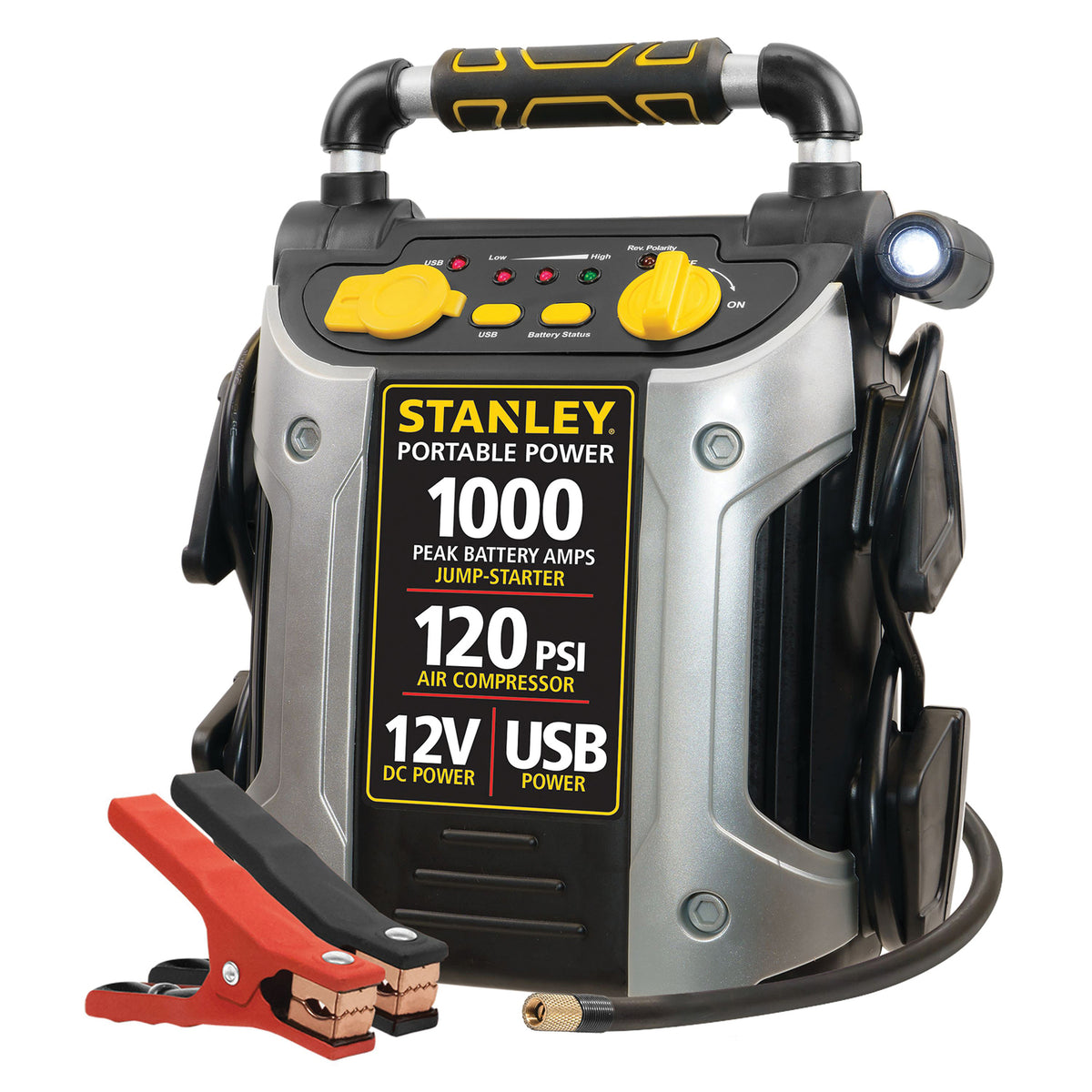 Stanley 1,000-Amp-Peak 12-Volt Rechargeable Jump Starter - 5