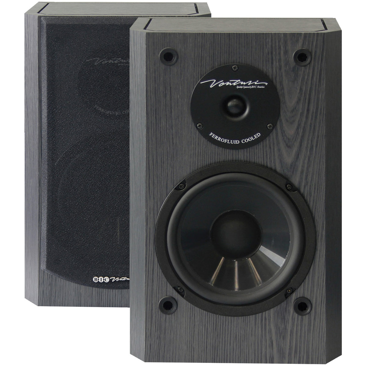 Bic America 175-Watt Venturi DV62si Powered Bookshelf/Surround Sound - 2