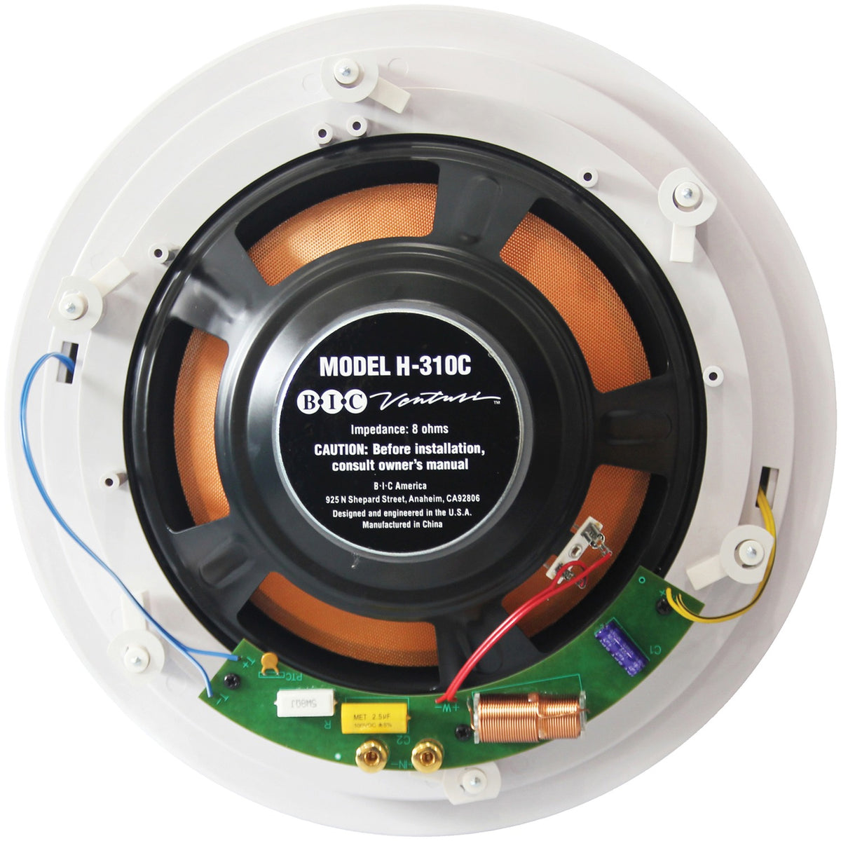 Bic America 10-In. 250-Watt Acoustech H310C 10-In. 3-Way In-Ceiling - 3