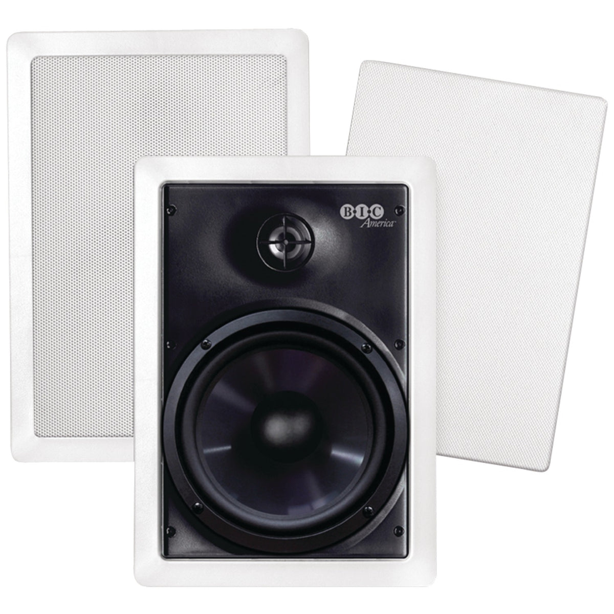 Bic America 6.5-In. 150-Watt Muro 2-Way Outdoor In-Wall Speaker Pair