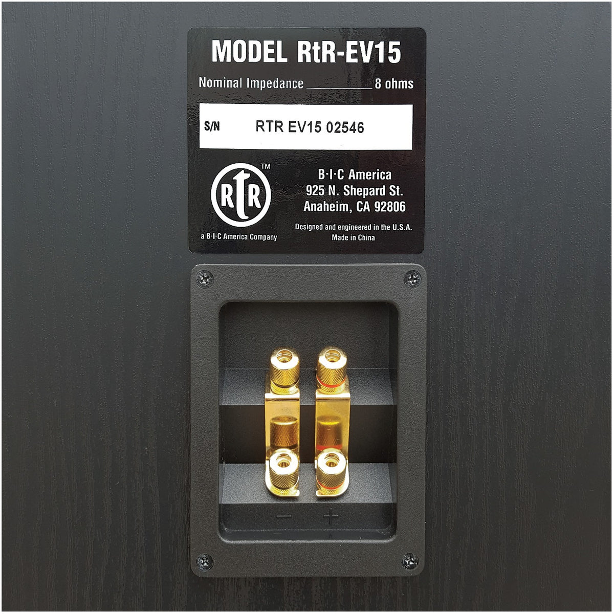 Bic America RtR Eviction Series RtR-EV15 15-In. Indoor 3-Way Bi-Ampable - 6
