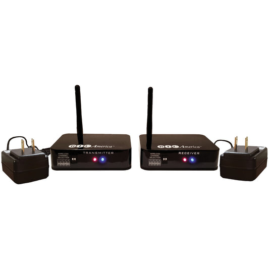 Bic America 4-Channel Wireless Audio Transmitter/Receiver Kit for Powered
