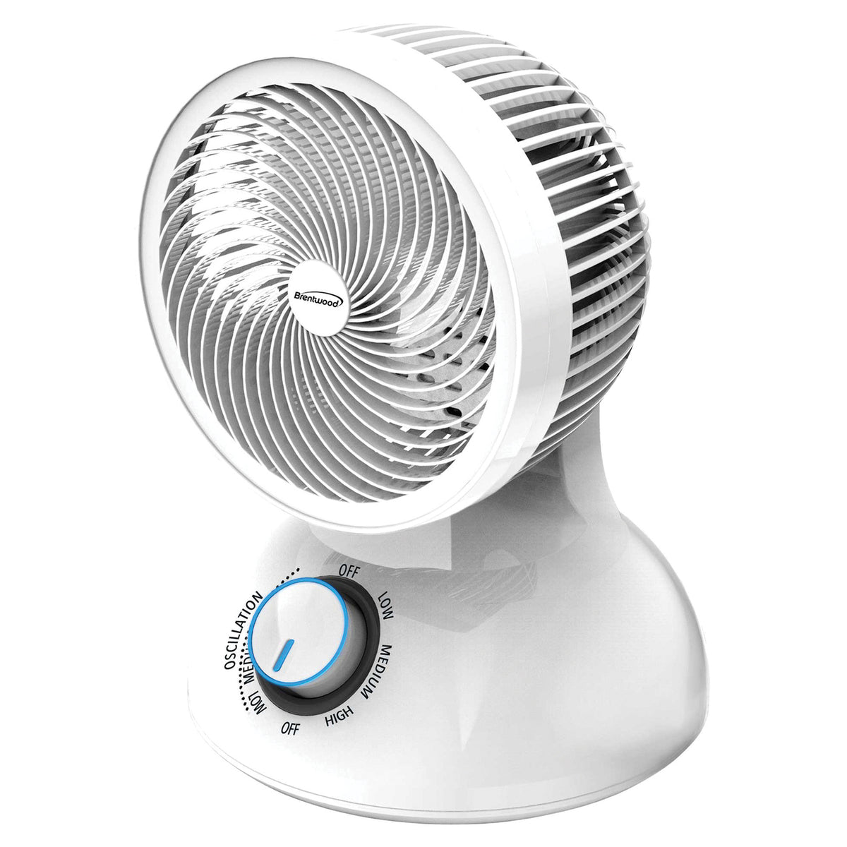 Brentwood 6-In. Portable Oscillating Air Circulator Desktop Fan - 8
