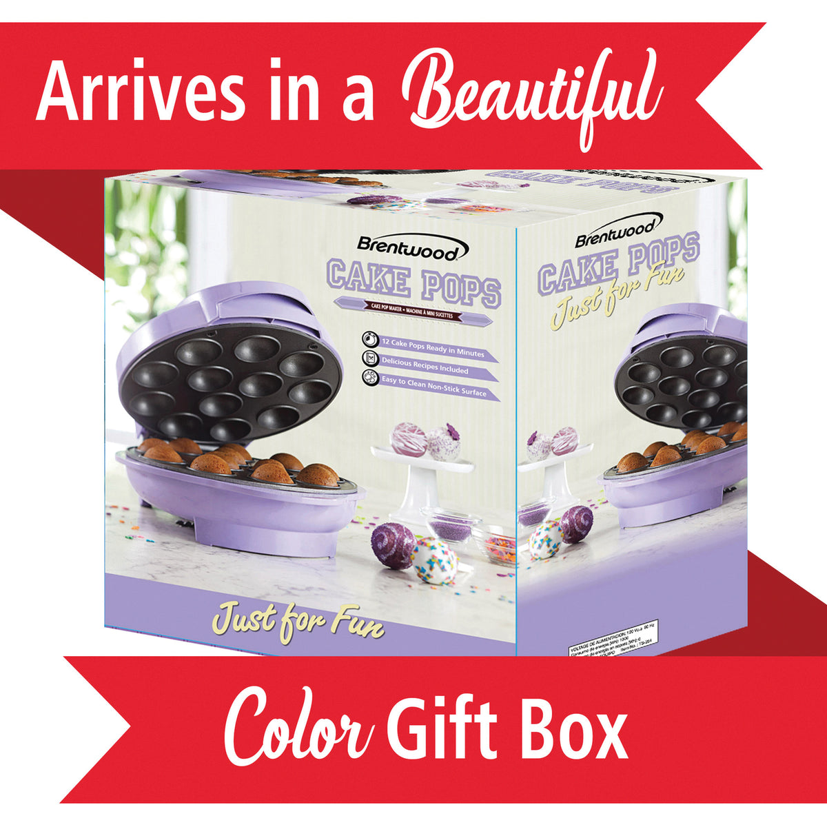 Brentwood Just for Fun Nonstick Electric Cake Pop Maker - 22