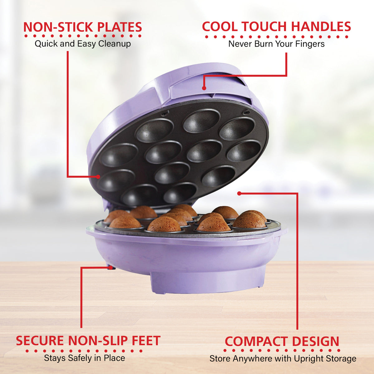 Brentwood Just for Fun Nonstick Electric Cake Pop Maker - 5