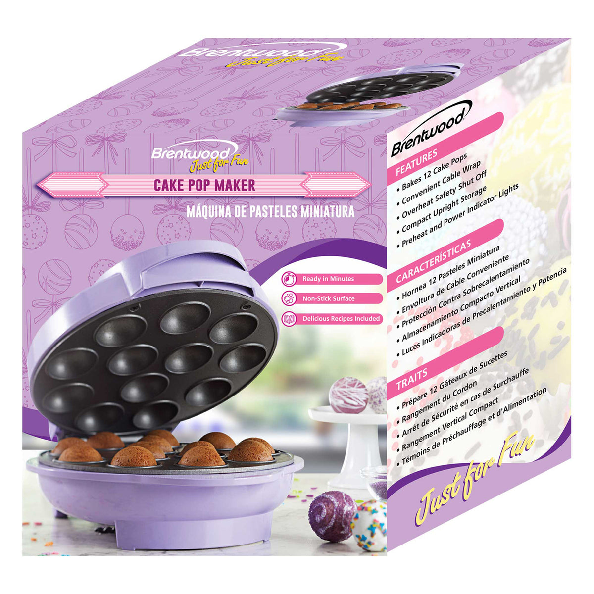 Brentwood Just for Fun Nonstick Electric Cake Pop Maker - 20