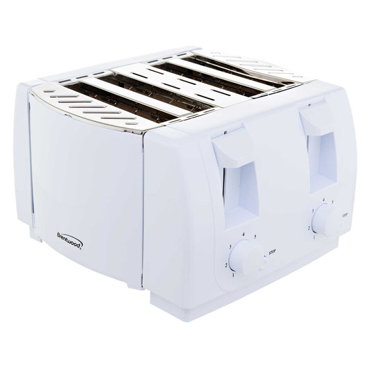 Brentwood Cool Touch 4-Slice Toaster (White)