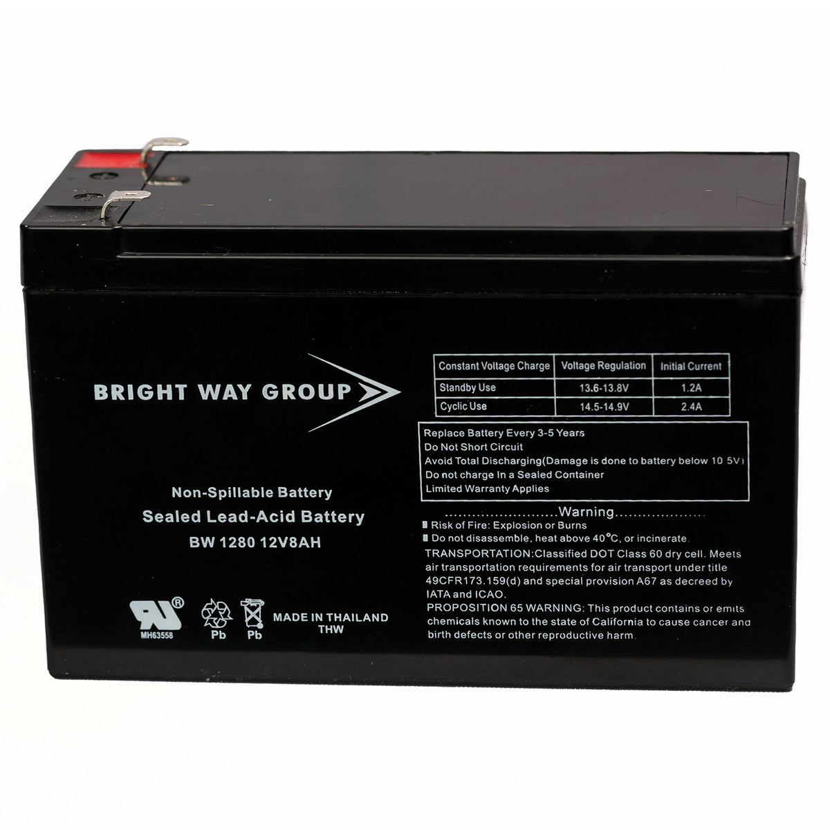 Bright Way Group Bwg 1280 F2 Battery - 2