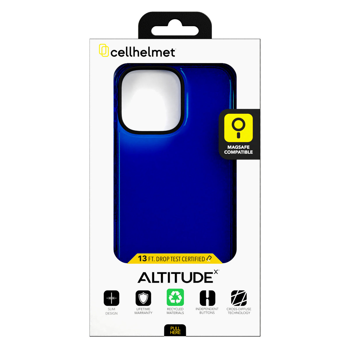Cellhelmet Altitude X Series Case (iPhone 16 Pro Max; Bermuda Blue) - 3