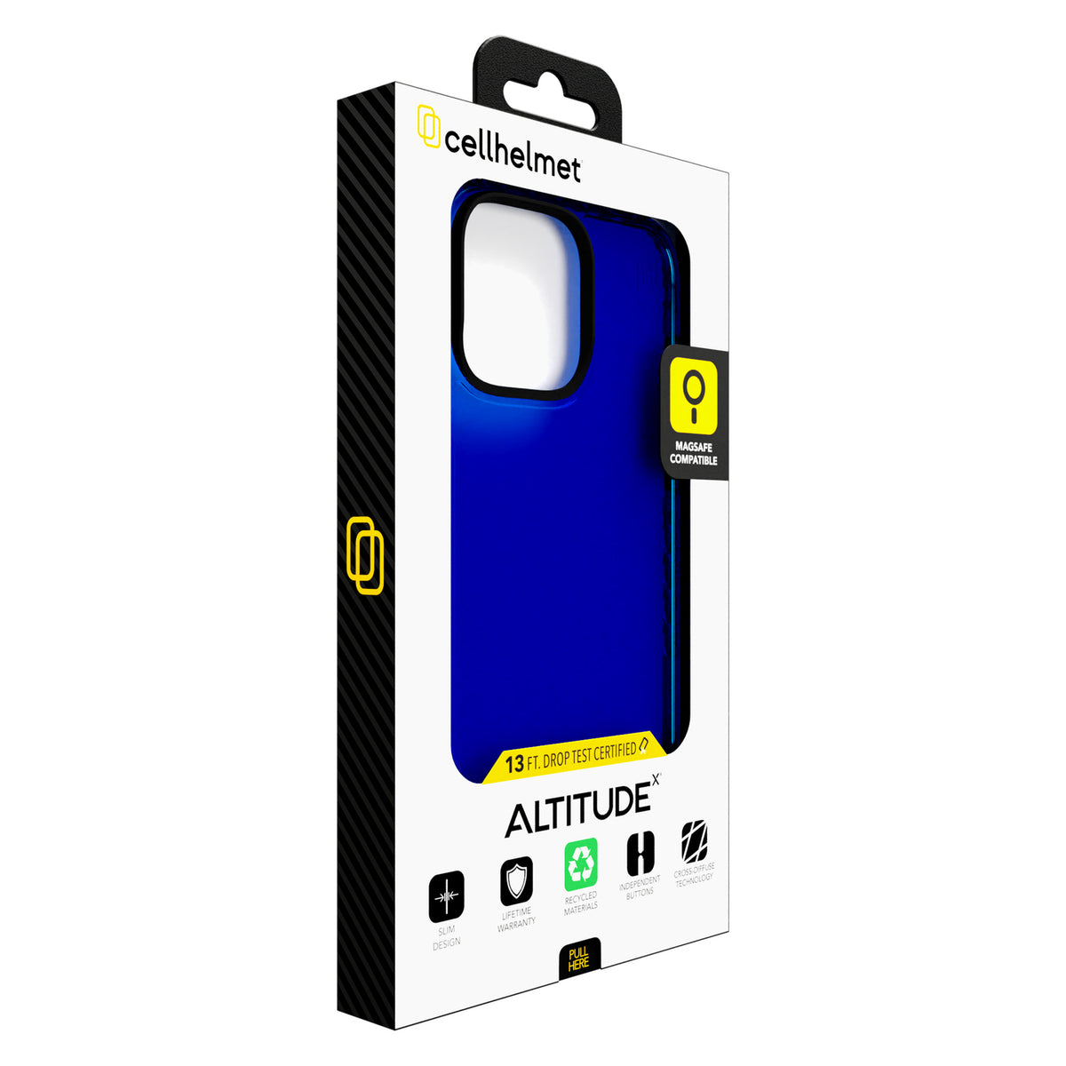 Cellhelmet Altitude X Series Case (iPhone 16 Pro Max; Bermuda Blue) - 6