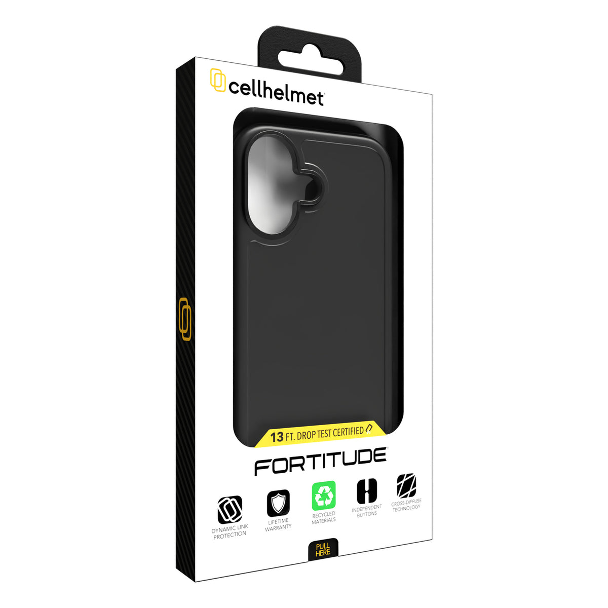 Cellhelmet Fortitude Series MagSafe-Compatible Case (iPhone 17; Black) - 13
