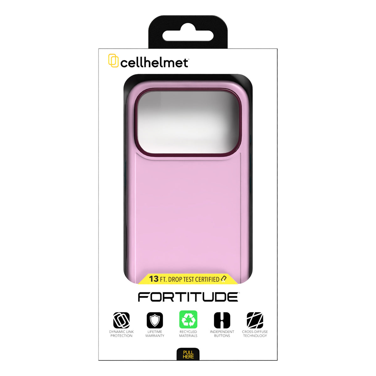 Cellhelmet Fortitude Series MagSafe-Compatible Case (iPhone 17 Pro; Rose - 11