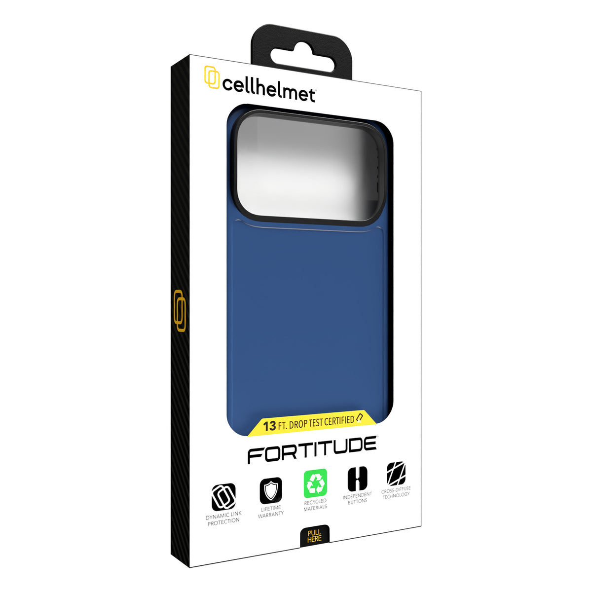 Cellhelmet Fortitude Series MagSafe-Compatible Case (iPhone 17 Pro Max — Blue - 15