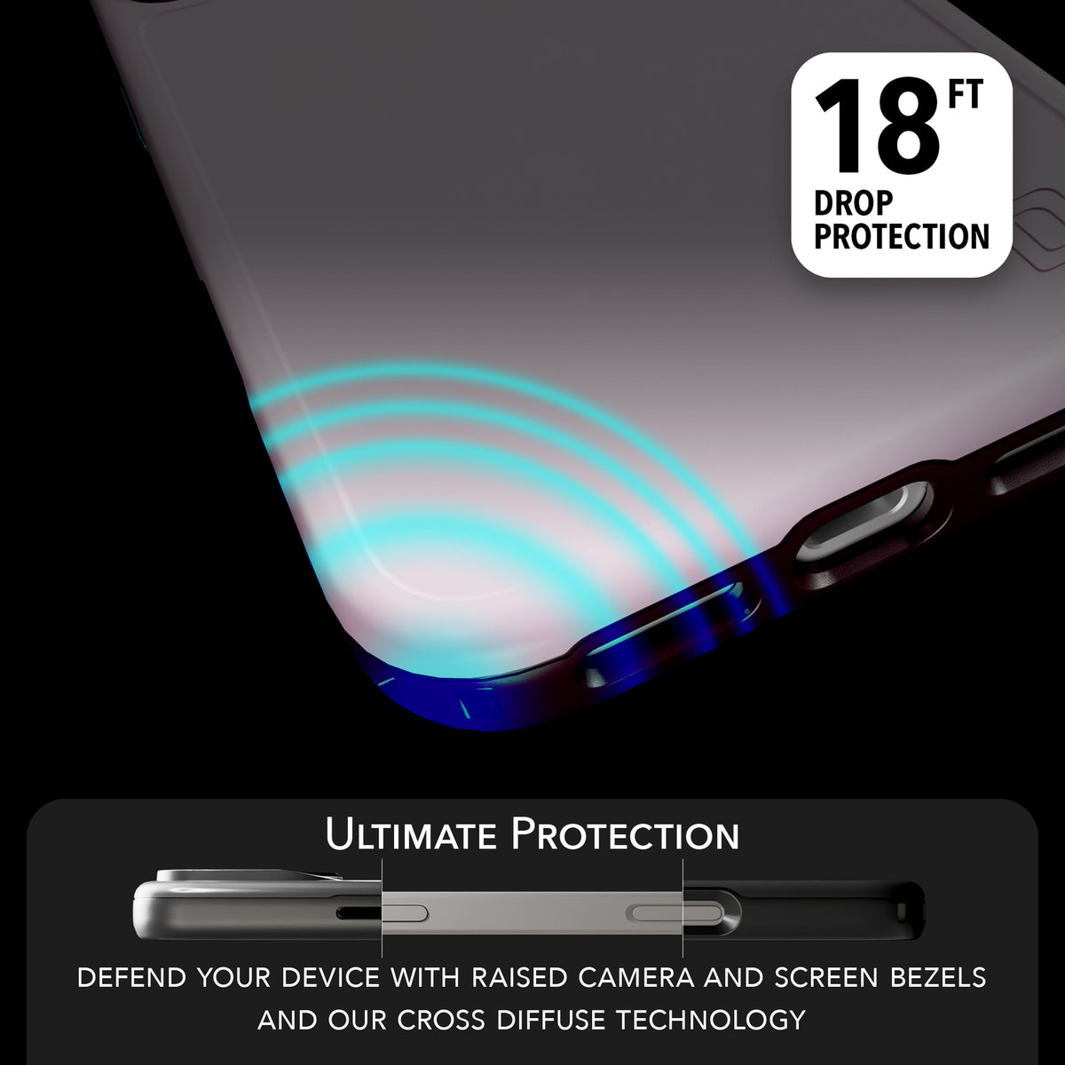 Cellhelmet Fortitude Series MagSafe-Compatible Case (iPhone 17 Pro Max — Rose - 2