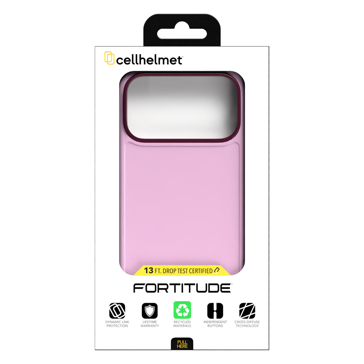 Cellhelmet Fortitude Series MagSafe-Compatible Case (iPhone 17 Pro Max — Rose - 14